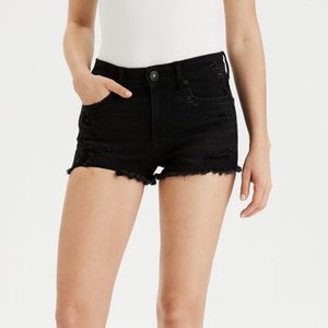 american eagle denim shorts